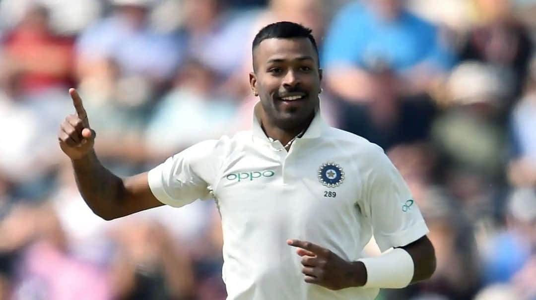 Hardik Pandya all-rounder in Tests 